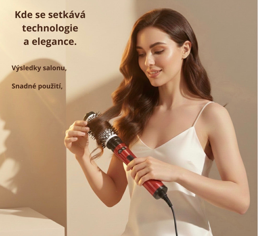 3 v 1 horká kartáč na vlasy